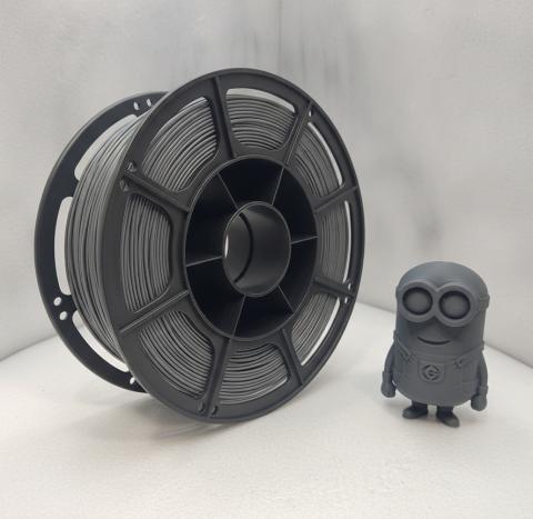Пластик PETG для печати на 3д принтере, прочный филамент, 1,75 мм (графитовый, 300 метров)