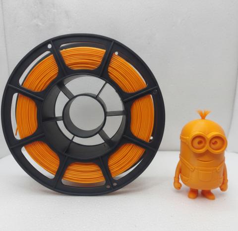 Пластик PETG для печати на 3д принтере, прочный филамент, 1,75 мм (оранжевый, 300 метров)